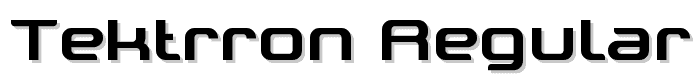 Tektrron Regular font